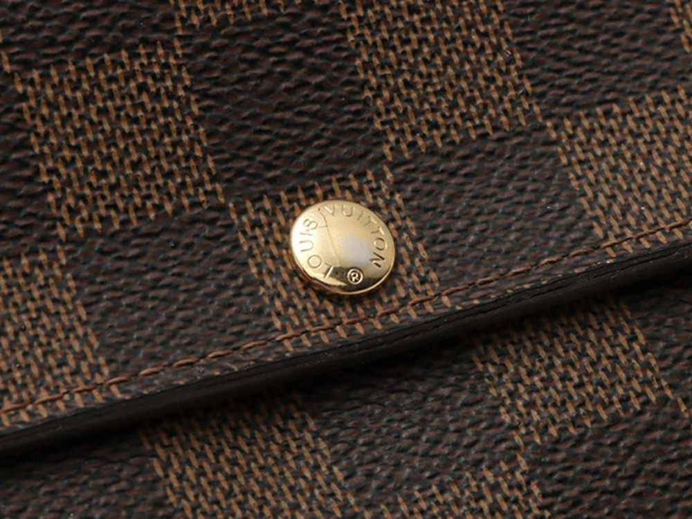 Louis Vuitton Damier Wallet Long Portefeuille Sarah Brown - Picture 3 of 8